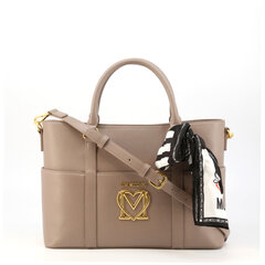 Love Moschino sieviešu rokas soma, sudraba krāsā 891303018 cena un informācija | Sieviešu somas | 220.lv