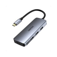 Adapteris Choetech HUB-M19 USB-C 7W1 4K PD 100W, pelēks цена и информация | Адаптеры и USB разветвители | 220.lv