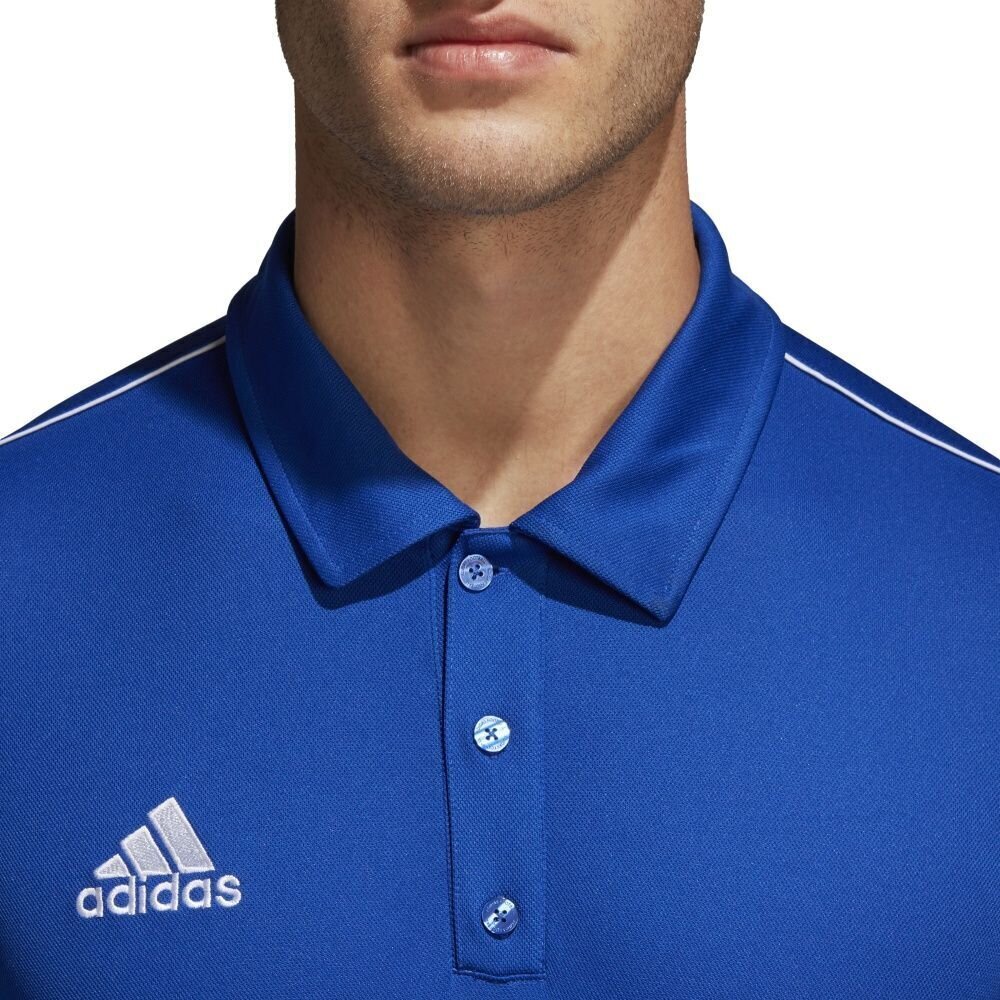 T-krekls vīriešiem Adidas Core 18 Polo CV3590, zils цена и информация | Vīriešu T-krekli | 220.lv