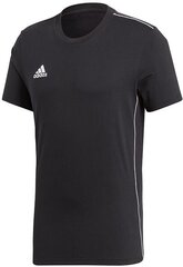 Футболка мужская Adidas Core 18 Tee CE9063, черная цена и информация | Мужские футболки | 220.lv