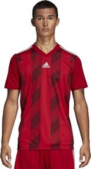 T-krekls vīriešiem Adidas Striped 19 JSYDP3199, sarkans cena un informācija | Vīriešu T-krekli | 220.lv