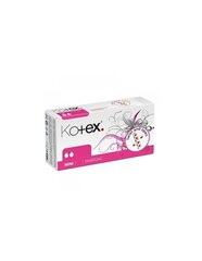 KOTEX tamponi Mini cena un informācija | Tamponi, higiēniskās paketes, ieliktnīši | 220.lv