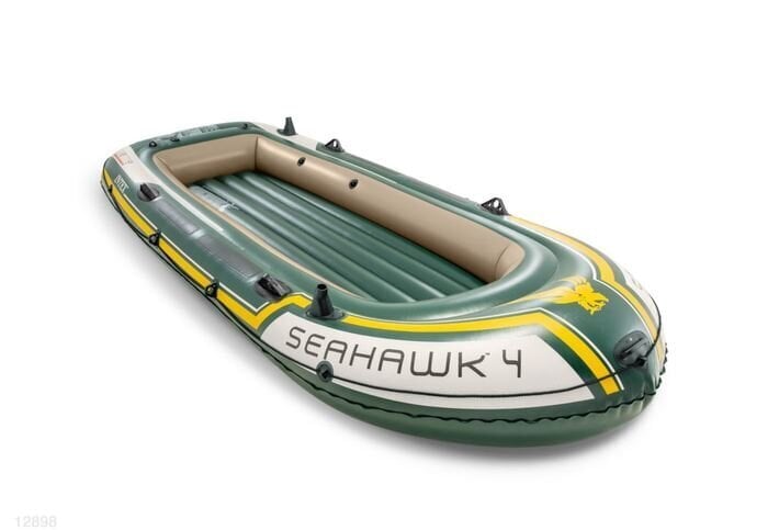 Piepūšamā laiva Intex Seahawk 4, 350x144x48 cm цена и информация | Laivas un kajaki | 220.lv