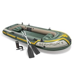 Piepūšamā laiva Intex Seahawk 4, 350x144x48 cm цена и информация | Лодки и байдарки | 220.lv