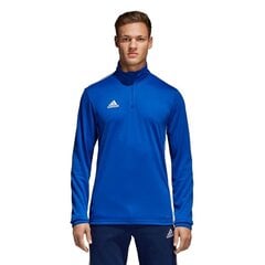 Vīriešu sporta džemperis Adidas Core 18 TR Top M CV3998, zils cena un informācija | Sporta apģērbs vīriešiem | 220.lv