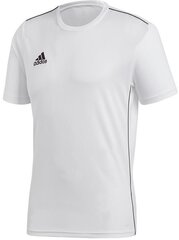 T-krekls vīriešiem Adidas Core 18 JSY CV3453, balts cena un informācija | Vīriešu T-krekli | 220.lv
