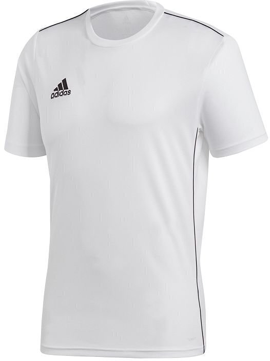 T-krekls vīriešiem Adidas Core 18 JSY CV3453, balts cena un informācija | Vīriešu T-krekli | 220.lv