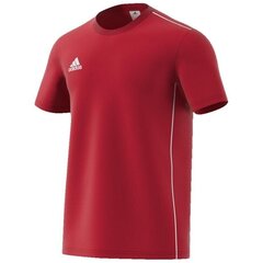 Футболка ADIDAS Core18 Tee, цвет Power Red / White цена и информация | Мужские футболки | 220.lv