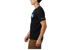 Мужская футболка Columbia M Rapid Ridge Graphic Tee 1888813010, черная цена и информация | Мужские футболки | 220.lv