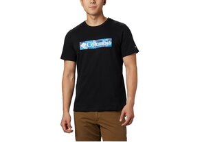 Мужская футболка Columbia M Rapid Ridge Graphic Tee 1888813010, черная цена и информация | Мужские футболки | 220.lv