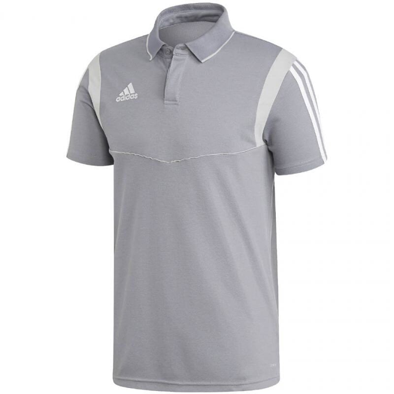 T-krekls vīriešiem Adidas Tiro 19 Cotton Polo M DW4736, pelēks cena un informācija | Vīriešu T-krekli | 220.lv