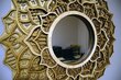 Koka piekaramais spogulis - mandala, 45x45 cena un informācija | Spoguļi | 220.lv