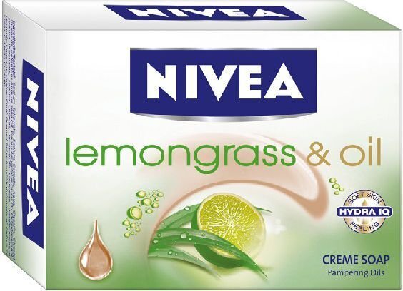 Krēmziepes Nivea Lemon Grass 100 g cena un informācija | Ziepes | 220.lv