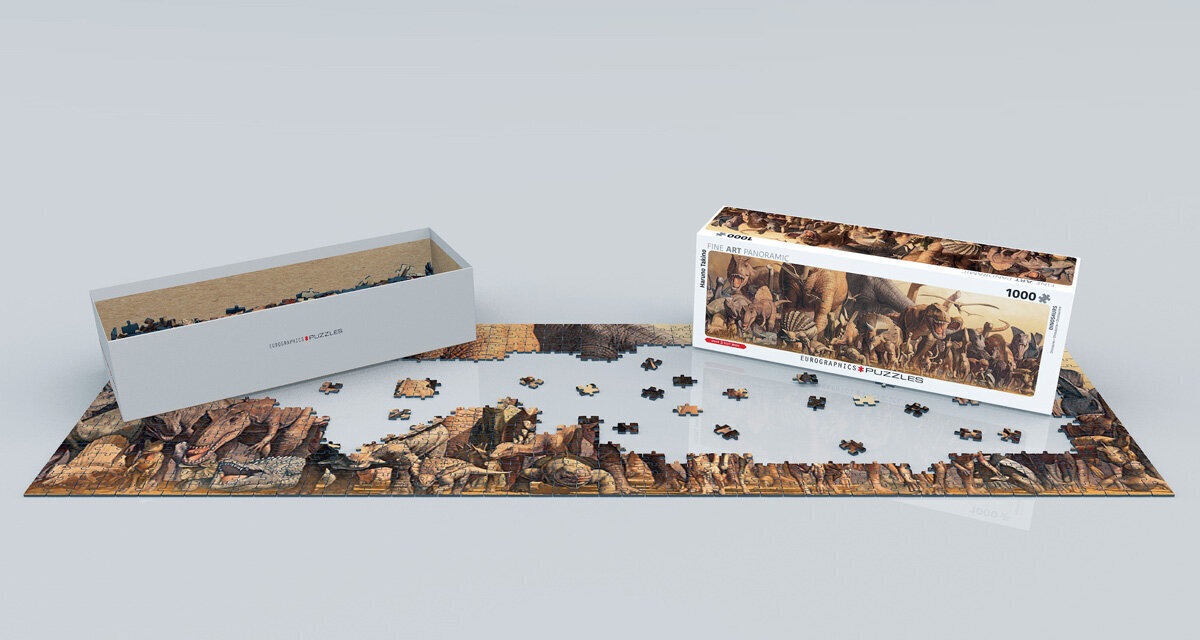 Puzle Eurographics, 6010-4650, Dinosaurs, 1000 gab. cena un informācija | Puzles, 3D puzles | 220.lv