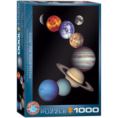 Puzle Eurographics, 6000-0100, NASA Solar System, 1000 gab. cena un informācija | Puzles, 3D puzles | 220.lv