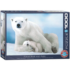 Пазл Eurographics, 6000-1198, Polar Bear & Baby, 1000 шт. цена и информация | Пазлы | 220.lv