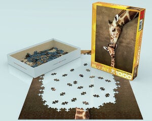 Puzle Eurographics, 6000-0301 ® Giraffe Mother’s Kiss cena un informācija | Puzles, 3D puzles | 220.lv