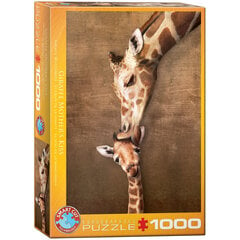 Puzle Eurographics, 6000-0301 ® Giraffe Mother’s Kiss cena un informācija | Puzles, 3D puzles | 220.lv