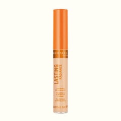 Korektors Rimmel Lasting Radiance Brightener Corrector (Concealer) 7 ml цена и информация | Пудры, базы под макияж | 220.lv