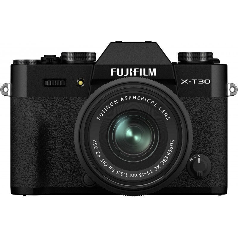 Fujifilm X-T30 II XC15-45 Kit, black cena un informācija | Digitālās fotokameras | 220.lv