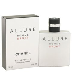 Tualetes ūdens Chanel Allure Homme Sport EDT vīriešiem, 50 ml cena un informācija | Vīriešu smaržas | 220.lv