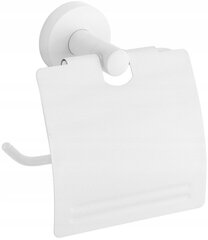 Mexen Remo tualetes papīra turētājs, slēgts, white cena un informācija | Vannas istabas aksesuāri | 220.lv