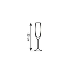 Бокалы для шампанского Tescoma Sommelier, 210 мл, 6 шт. цена и информация | Стаканы, фужеры, кувшины | 220.lv