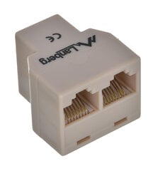 Adapteris Lanberg AD-RJ45-2RJ45-OU cena un informācija | Adapteri un USB centrmezgli | 220.lv