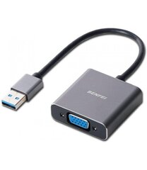 USB 3.0 uz VGA Adapteris, 1080p Full HD cena un informācija | Adapteri un USB centrmezgli | 220.lv