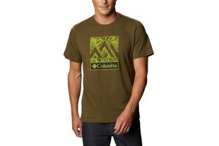 Мужская футболка Columbia M Rapid Ridge Graphic Tee 1888813327, зеленая цена и информация | Мужские футболки | 220.lv