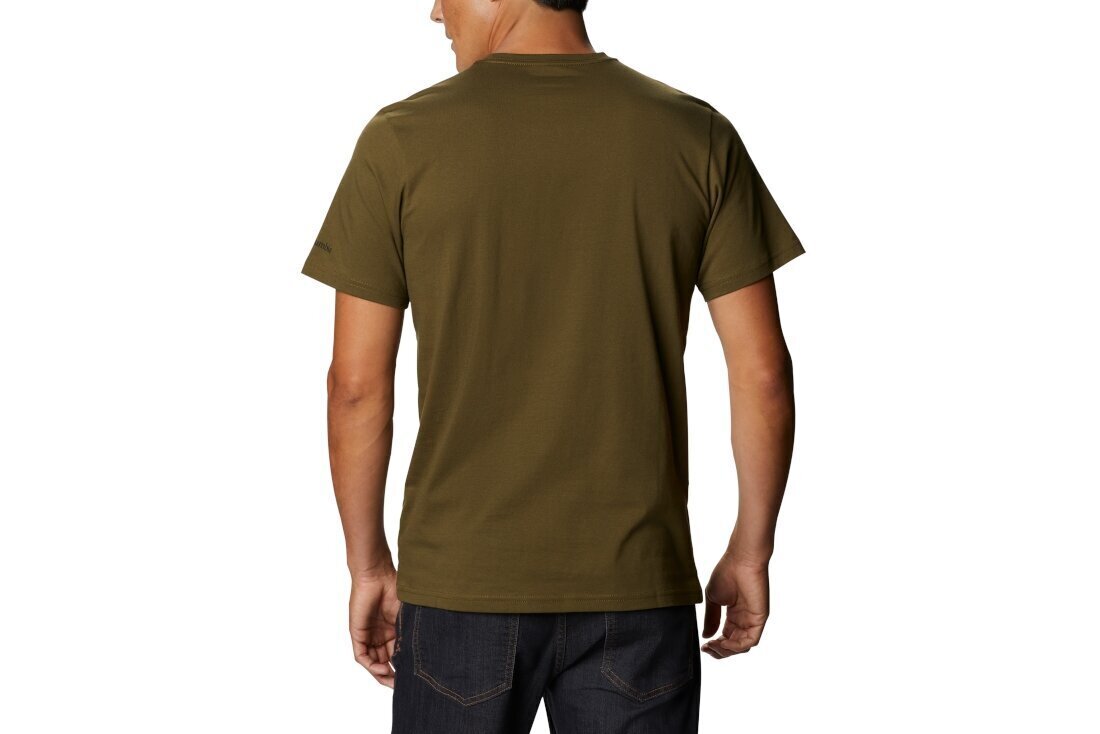 T-krekls vīriešiem Columbia M Rapid Ridge Graphic Tee 1888813327, zaļš cena un informācija | Vīriešu T-krekli | 220.lv
