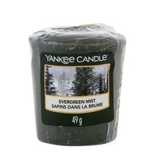 Ароматическая свеча Yankee Candle Evergreen Mist 49 г цена и информация | Подсвечники, свечи | 220.lv