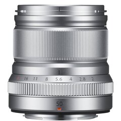 Fujifilm Fujinon XF 50mm, F2 R WR, silver cena un informācija | Objektīvi | 220.lv