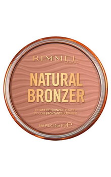 Бронзер Rimmel Natural Bronzer бронзовый 001 sunlight, 14г цена и информация | Бронзеры (бронзаторы), румяна | 220.lv