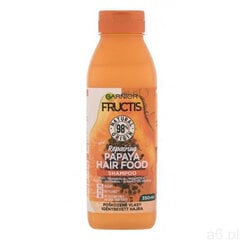 Atjaunojošs šampūns bojātiem matiem Fructis Hair Food Repairing Papaya Shampoo, 350 ml цена и информация | Шампуни | 220.lv