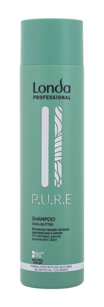 Maigs šampūns sausiem matiem bez spīduma Londa Professional PURE Shampoo, 250 ml cena un informācija | Šampūni | 220.lv