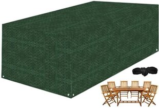Защитный чехол для садовой мебели, 100 х 180 х 240 см, зеленый цена и информация | Зонты, маркизы, стойки | 220.lv
