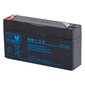 MWPower akumulators MW 6V 1.3Ah F1(187) AGM, 6-9 gadi cena un informācija | Baterijas | 220.lv