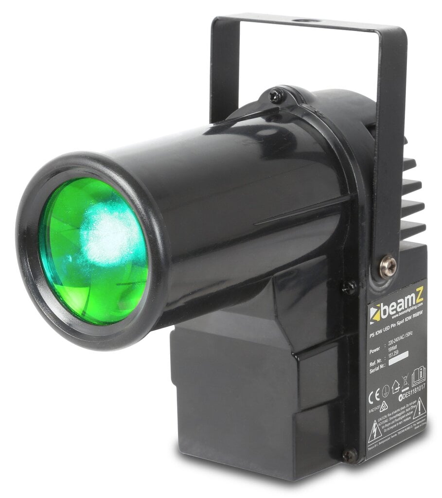 beamZ PS10W LED Pin Spot 10W 4-in-1 DMX cena un informācija | Svētku dekorācijas | 220.lv