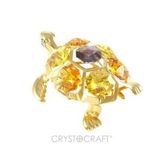 Черепаха с разноцветными кристаллами Swarovski цена и информация | Детали интерьера | 220.lv