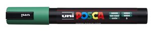 Маркер UNI Posca PC-5M зелёный (6) цена и информация | Письменные принадлежности | 220.lv