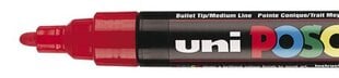 Marķieris UNI Posca PC-5M sarkans (15) цена и информация | Письменные принадлежности | 220.lv