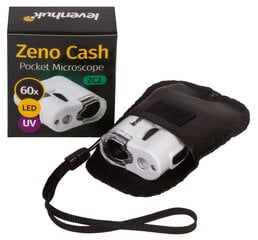 Микроскоп карманный для проверки денег Levenhuk Zeno Cash ZC2 цена и информация | Телескопы и микроскопы | 220.lv