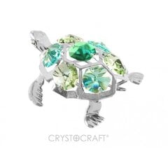 Черепаха с изумрудно-зелёными кристаллами SWAROVSKI цена и информация | Детали интерьера | 220.lv