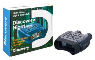 Digitālais nakts redzamības binoklis ar statīvu Levenhuk Discovery Night BL10 cena un informācija | Binokļi | 220.lv