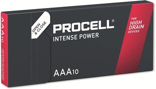 Duracell элемент Procell Intense LR03 AAA, 10 шт. цена и информация | Батарейки | 220.lv