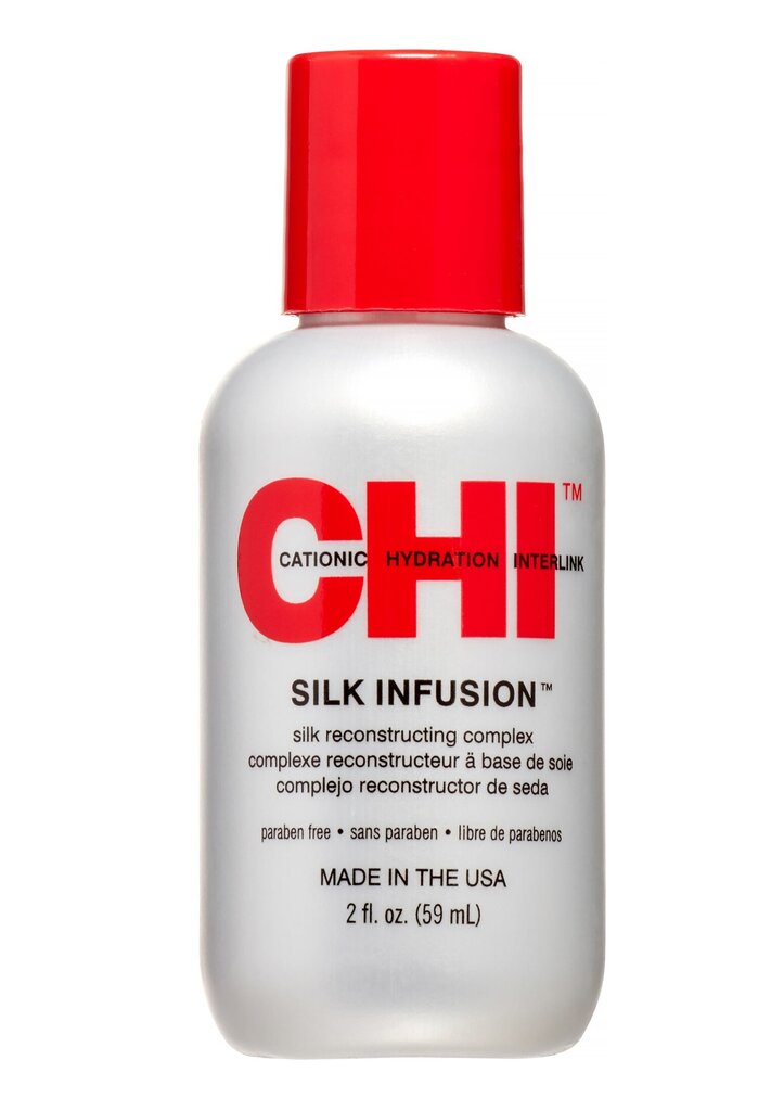 Kopšana matiem ar zīdu CHI Silk Infusion, 59 ml цена и информация | Matu uzlabošanai | 220.lv