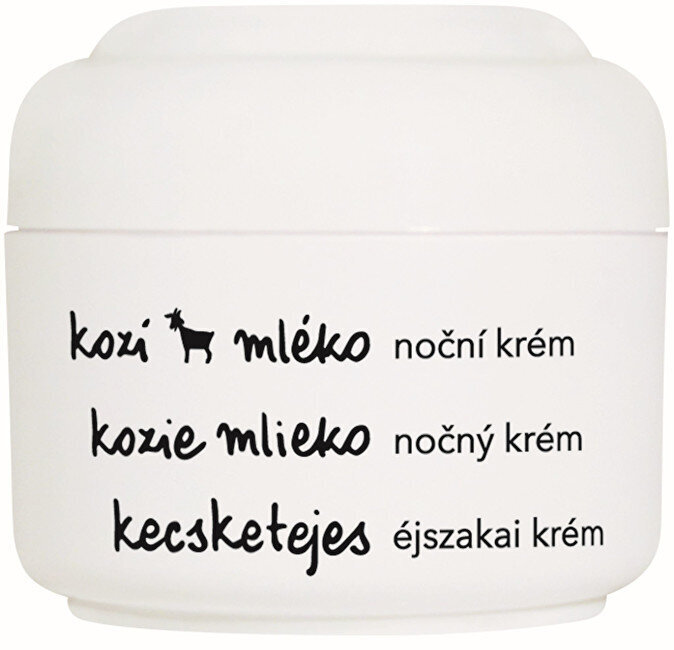 Atjaunojošs nakts krēms sausai ādai Ziaja Skin Goat`s Milk 50 ml cena un informācija | Sejas krēmi | 220.lv