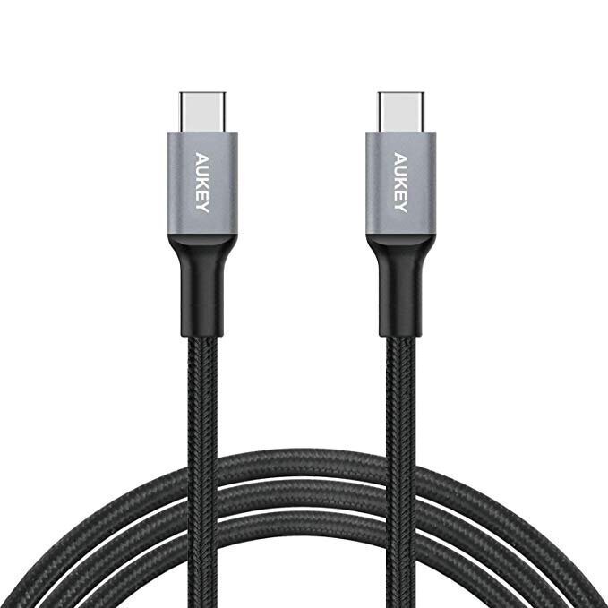 Aukey CB-CD6, USB-C, 2 m cena un informācija | Kabeļi un vadi | 220.lv