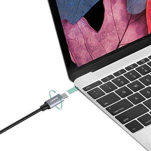 Aukey CB-CD6, USB-C, 2 m cena un informācija | Kabeļi un vadi | 220.lv